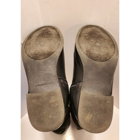 𝅺Rampage Women's Ianna Side-Zip Casual Tall Riding Boots Black Leather Size 8M - Picture 4 of 7